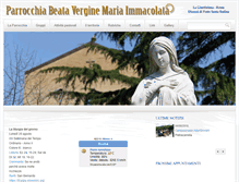 Tablet Screenshot of parrocchiagiustiniana.it